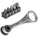 Slim Profile Mini Ratchet Set, 5 Pieces